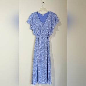 Sienna Sky Blue and White Flower Dress